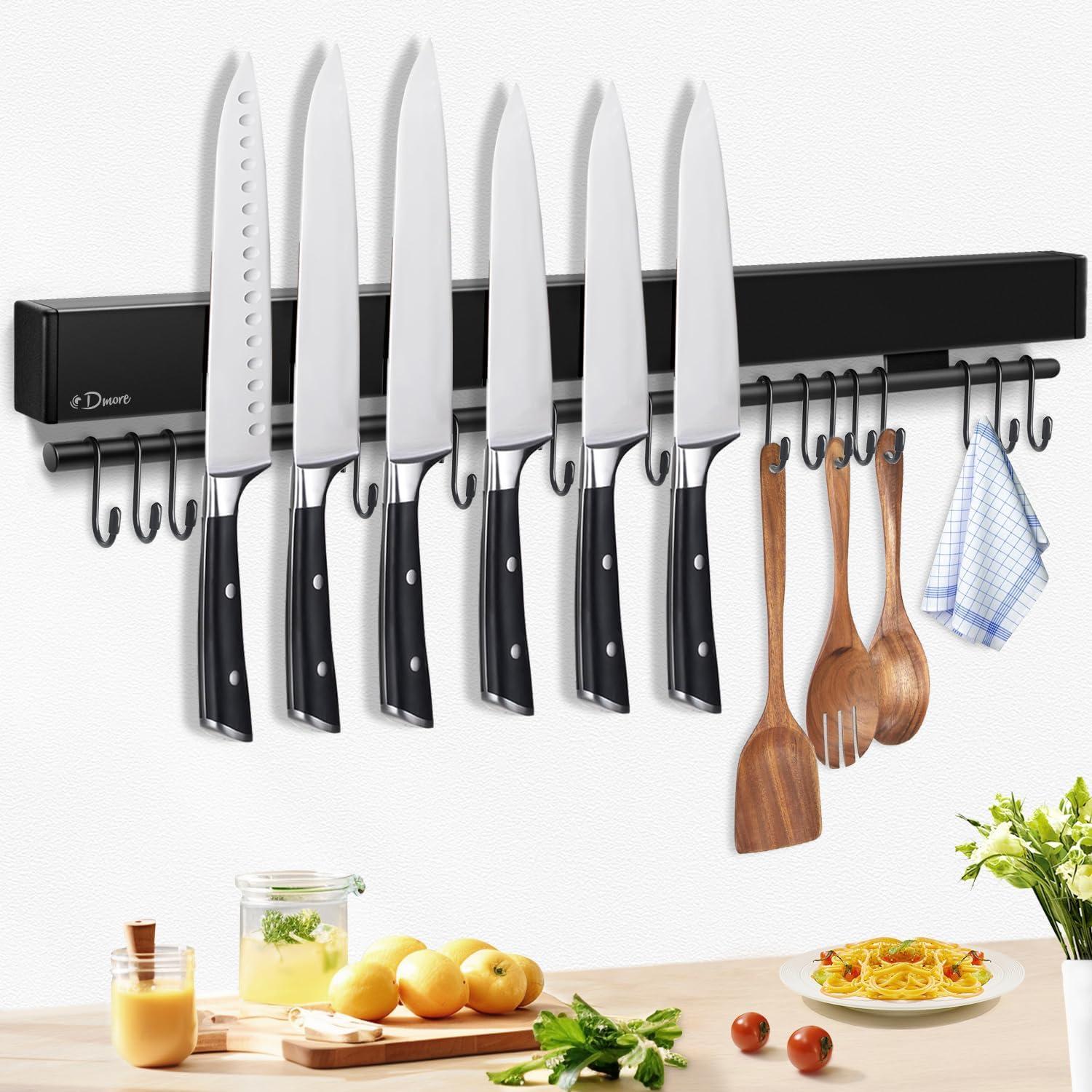 Magnetleiste Messer mit Haken, selbstklebend & magnetisch
