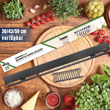 Magnetleiste Messer 59 cm mit Hakenleiste, selbstklebend