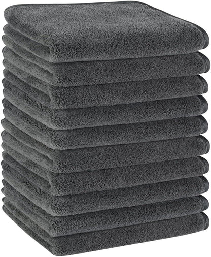 10er Pack Gästehandtücher Mikrofaser 30x50 Saugstark & Flauschig