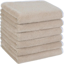 6er Pack Mikrofaser Gästehandtücher 30x50cm Saugstark & Flauschig