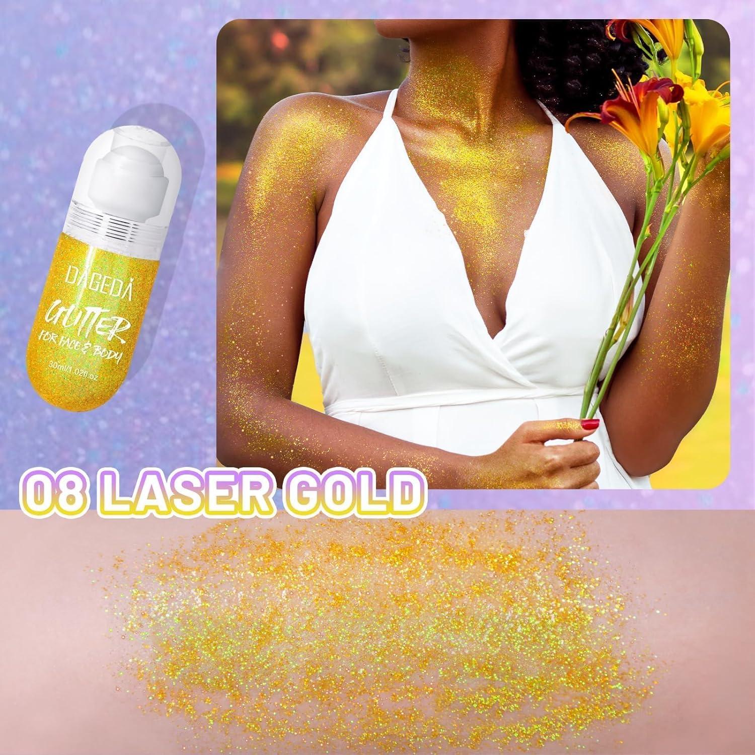 Prreal Mermaid Glitter Gel - Holographic Body Shimmer