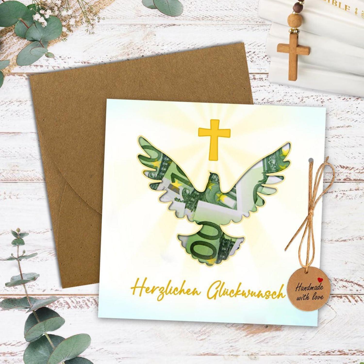 Luckeey Geldgeschenk zur Firmung, Konfirmation, Kommunion