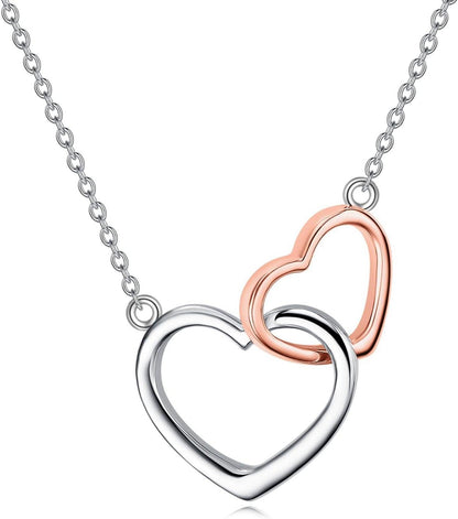 925 Sterling Silber Anhänger Halskette für Mama Tochter Schwester