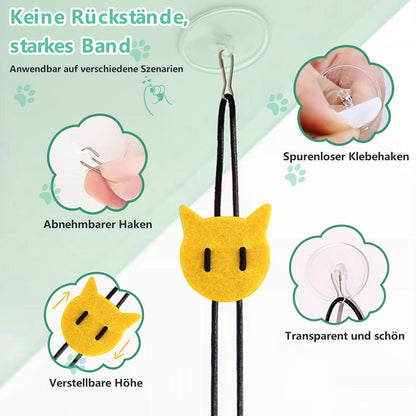 Interaktives Katzenspielzeug 2 Stück mit Quietschgeräusch