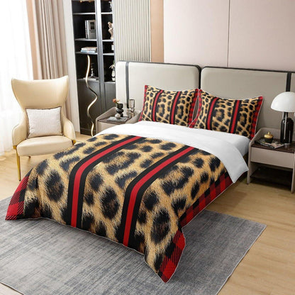Leopard Bettwäsche Set 220x240cm – Safari Kinderzimmer Dekor
