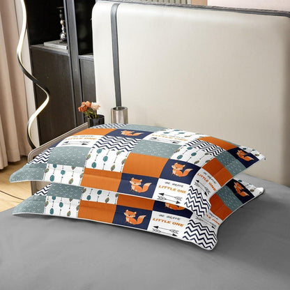 Fuchs Bettwäsche Set 155x220cm Baumwolle Kinderzimmer Boho