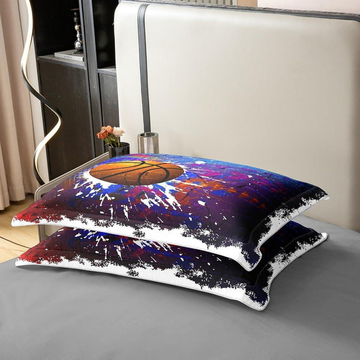 Basketball Bettwäsche Set 200x200cm – Baumwolle, Sports Design