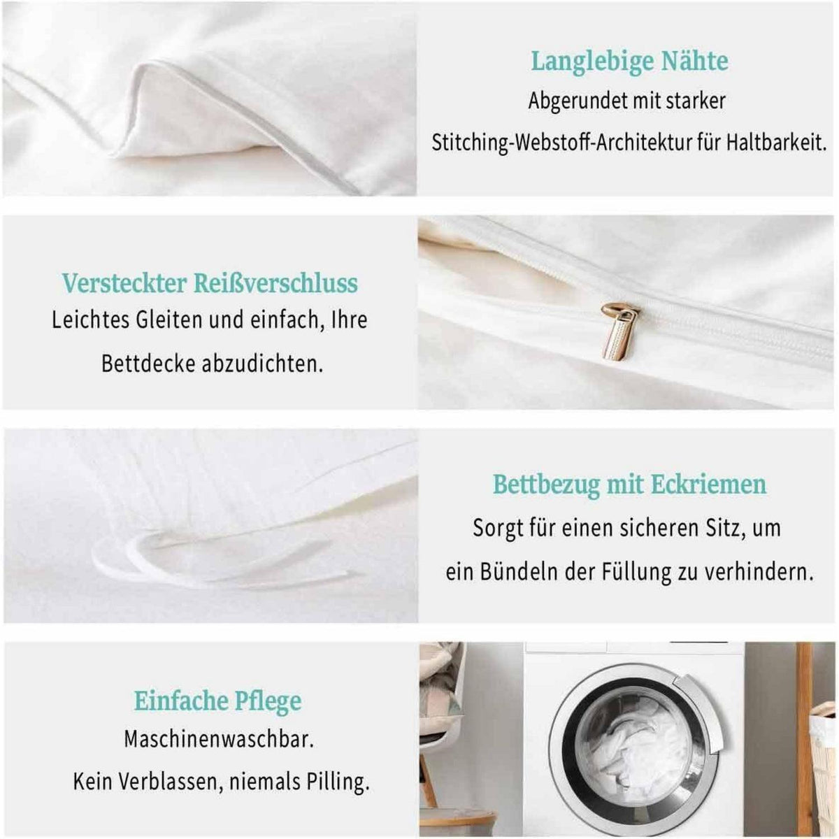 Vintage Kino Poster Bettwäsche Set 220x240cm Baumwolle