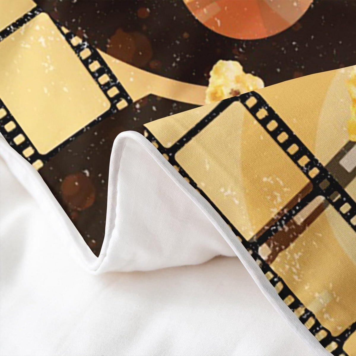 Vintage Kino Bettwäsche Set 200x200cm – Baumwolle & Retro Design