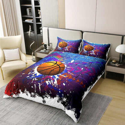 Basketball Bettwäsche Set 220x240cm – Baumwolle, Sports Design