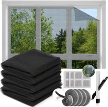 Fliegengitter Fenster Insektenschutz Selbstklebend 130x150cm 4er Pack