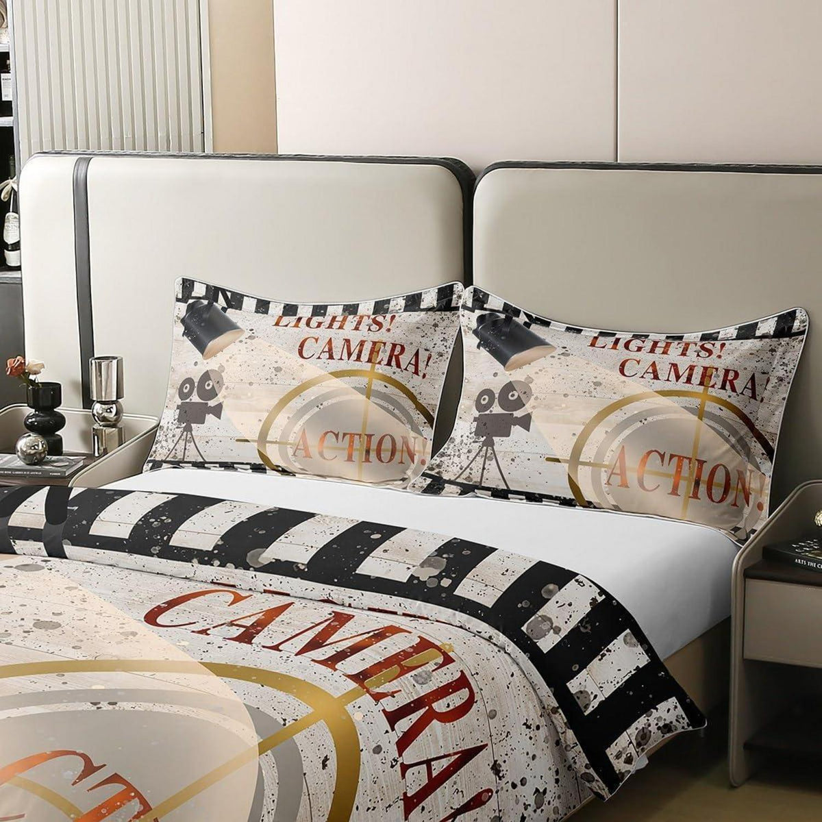 Filmthema Baumwoll Bettwäsche Set 155x220cm für Kinderzimmer