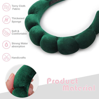Spa-Stirnband Damen Schwamm Frottee-Haarband Makeup Hautpflege weich