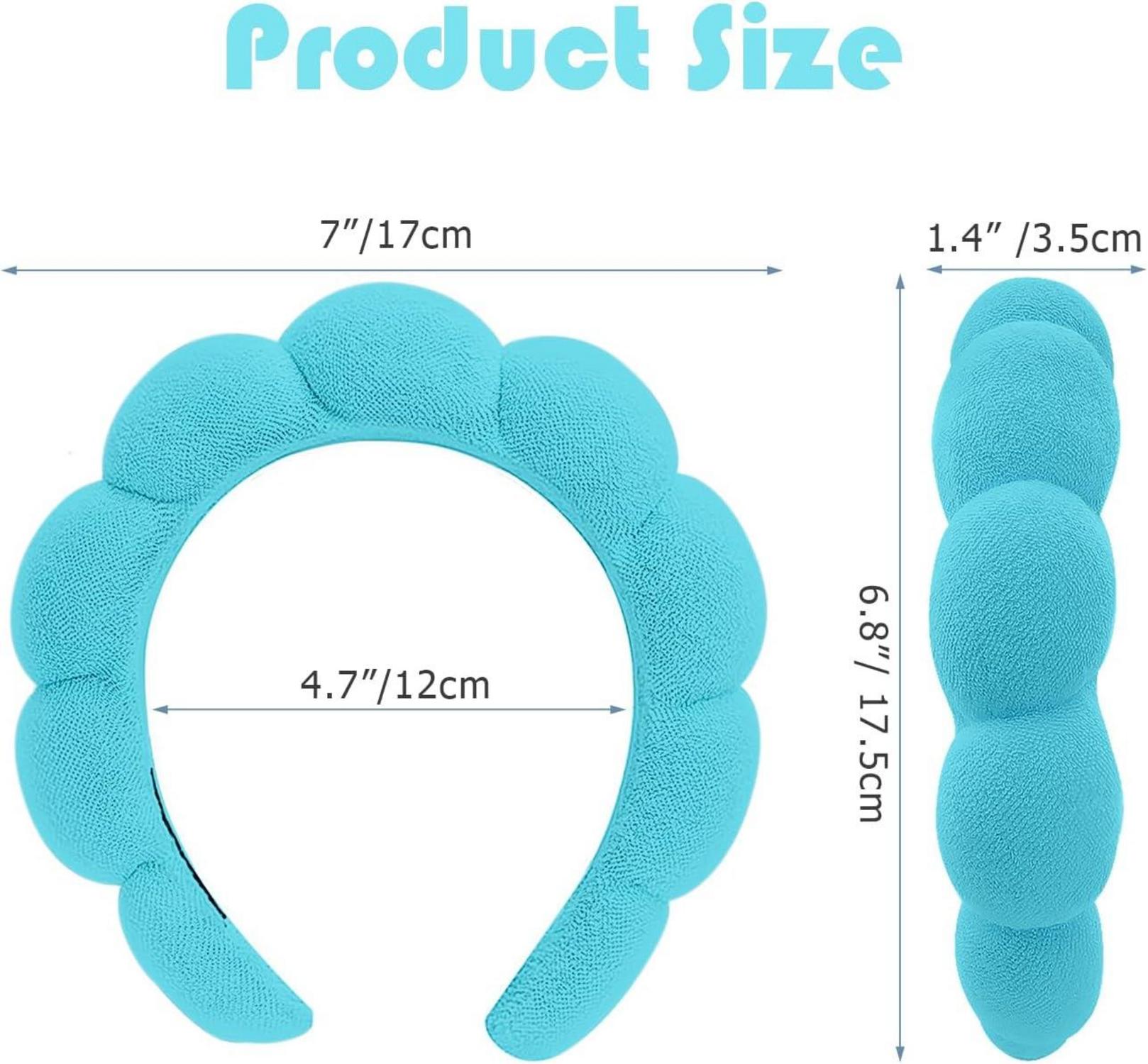 Spa-Stirnband Damen Schwamm Frottee Makeup Hautpflege - 1 Pc