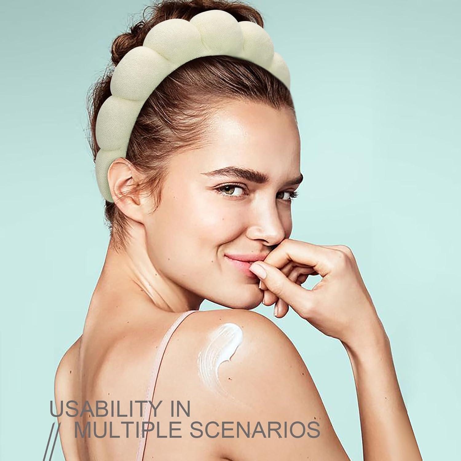 Spa-Stirnband Schwamm Stirnband Gesichtspflege Make-up Makeup Haarband