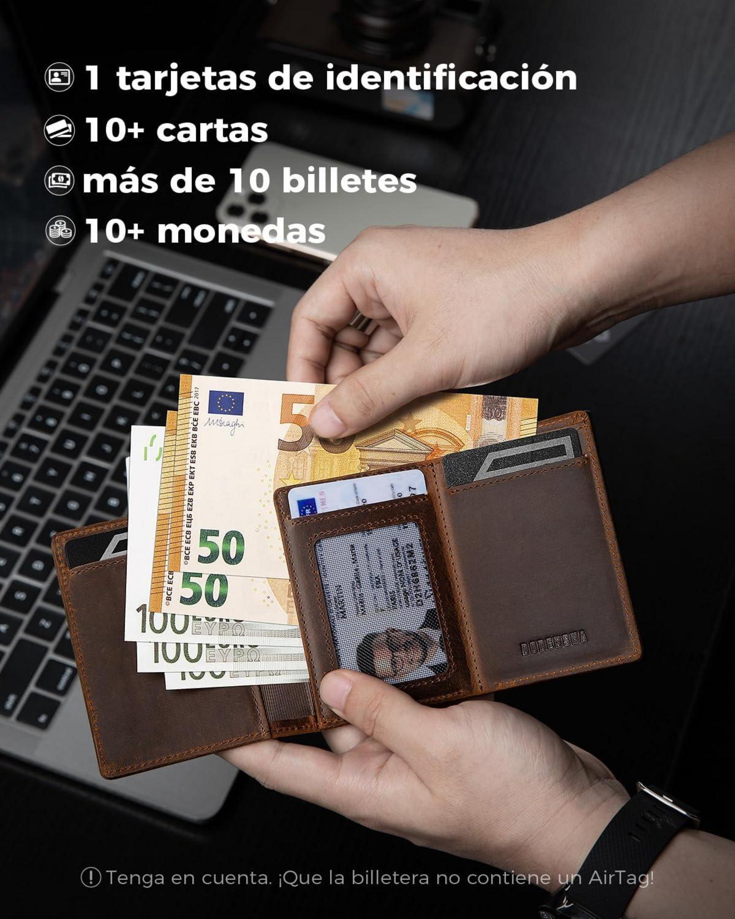 Smart Wallet Herren mit XL Münzfach und RFID Schutz