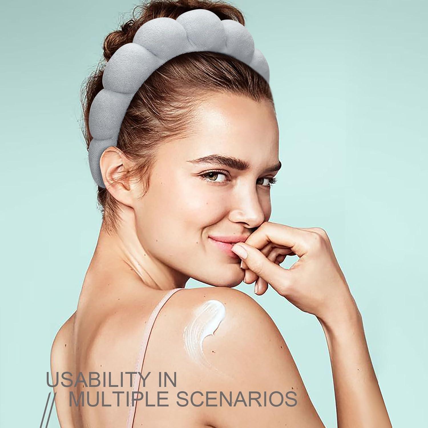 Spa-Stirnband Damen Schwamm Frottee Makeup Hautpflege