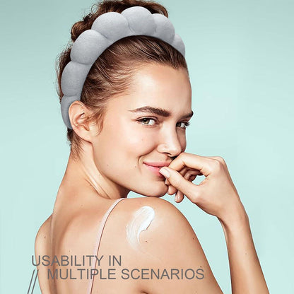 Spa-Stirnband Damen Schwamm Frottee Makeup Hautpflege