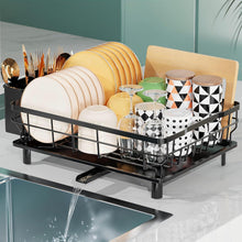 Abtropfgestell Geschirr Edelstahl Groß Platzsparend mit Abtropfschale