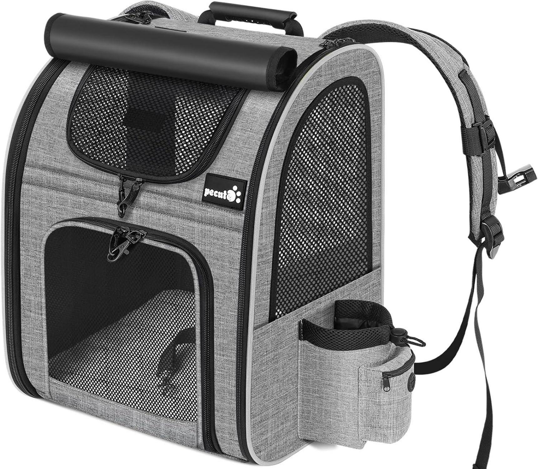 Haustier-Rucksack mit Netzfenster Tragbare Faltbare Katzentasche