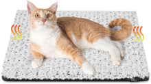 Selbstheizende Katzendecke Flauschig Wärmedecke 60x45cm Waschbar