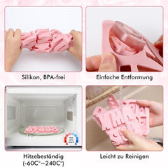 Silikonform Buchstaben Zahlen Set Gießformen Schokolade Seife