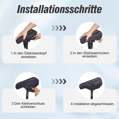 Sattelbezug Gel Fahrrad Fahrradsattel Überzug Gelüberzug