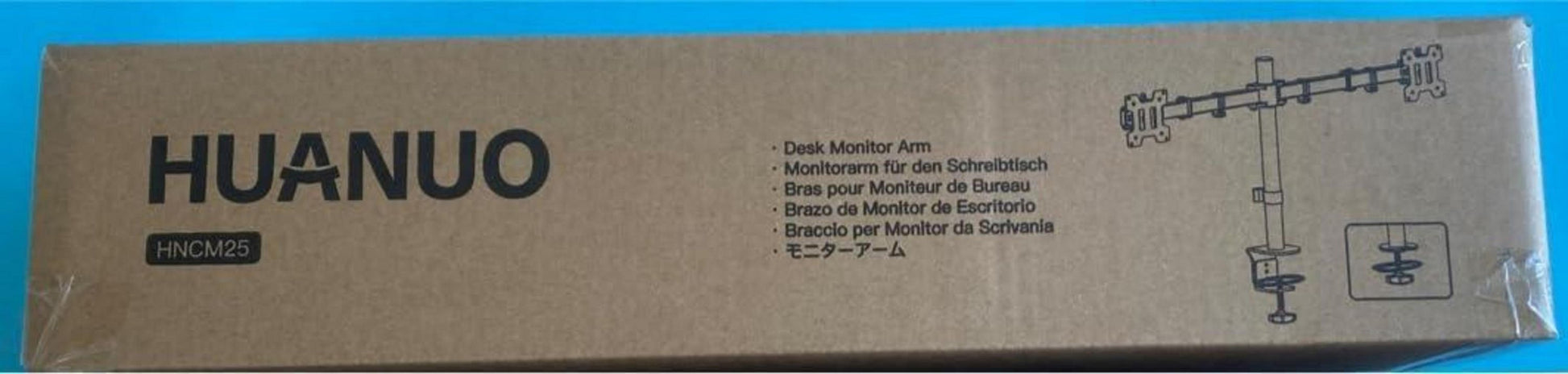 Monitorhalterung 2 Monitore 13-32 Zoll, Höhenverstellbar, Neigbar, Schwenkbar
