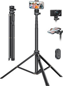 Handy-Stativ Selfie Stick 180cm Fernauslöser Smartphone Samsung DSLR