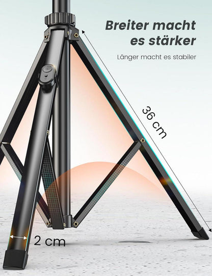 Handy-Stativ Selfie Stick 180cm Fernauslöser Smartphone Samsung DSLR