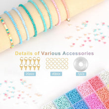 RUBY Perlen Armbänder 3mm Set 24 Bunte Pastell Glasperlen