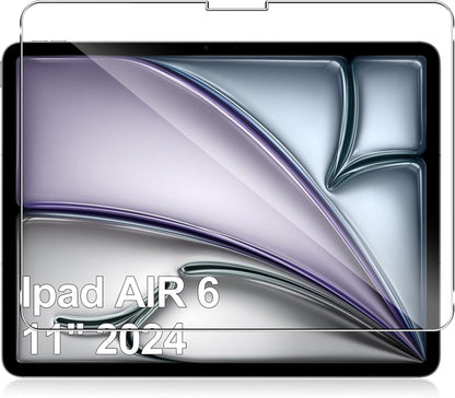 Displayschutzfolie für iPad Air 6 11 Zoll 2024 Panzerglas HD Klar