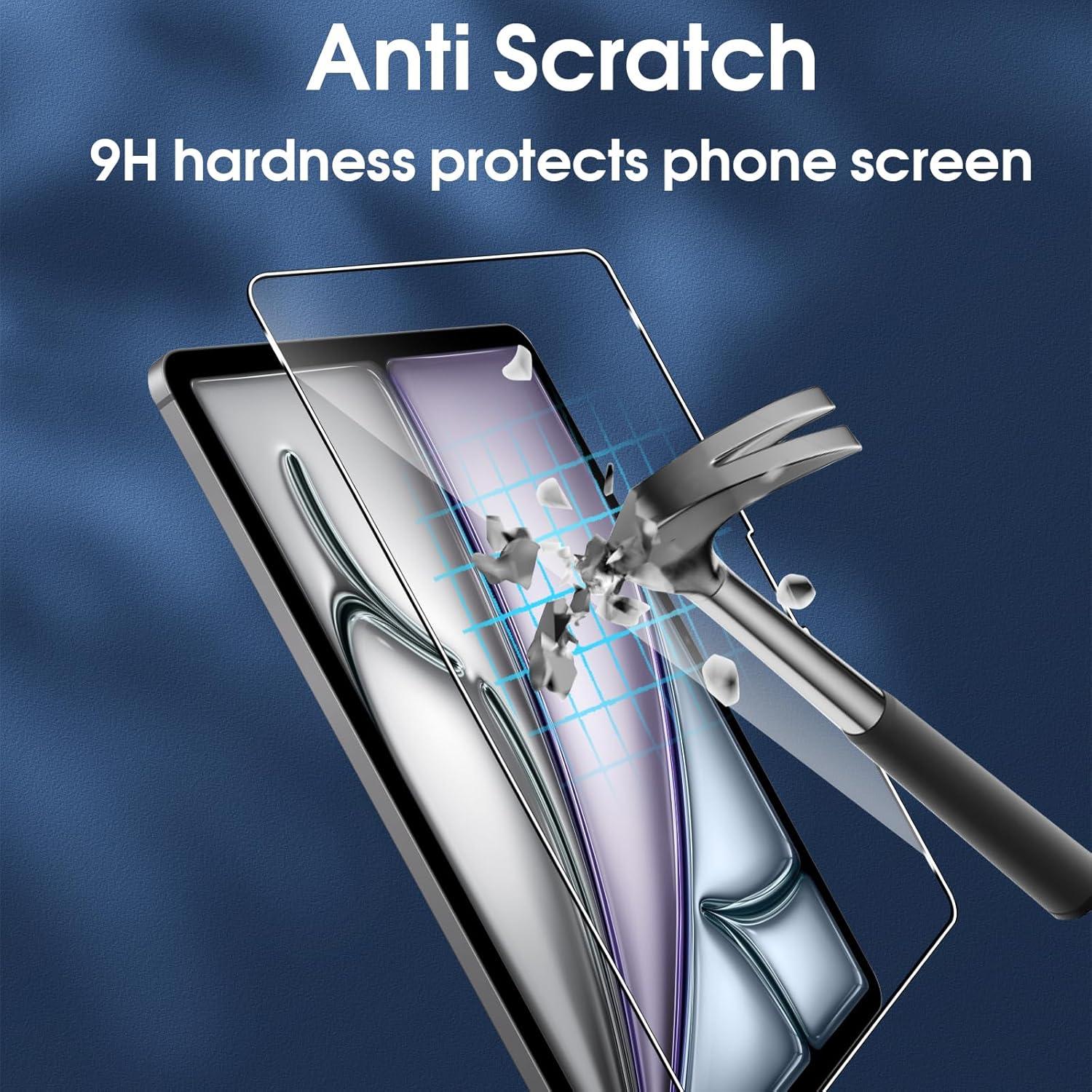 QULLOO iPad AIR 6 11'' 2024 Panzerglas Displayschutzfolie
