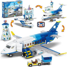 Cubimana City Passagierflugzeug 3-in-1 Baukasten Set
