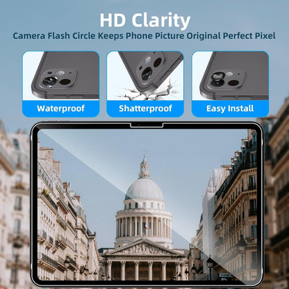 Displayschutzfolie für iPad Pro 11'' 2024 Panzerglas Kameraschutz HD Klar