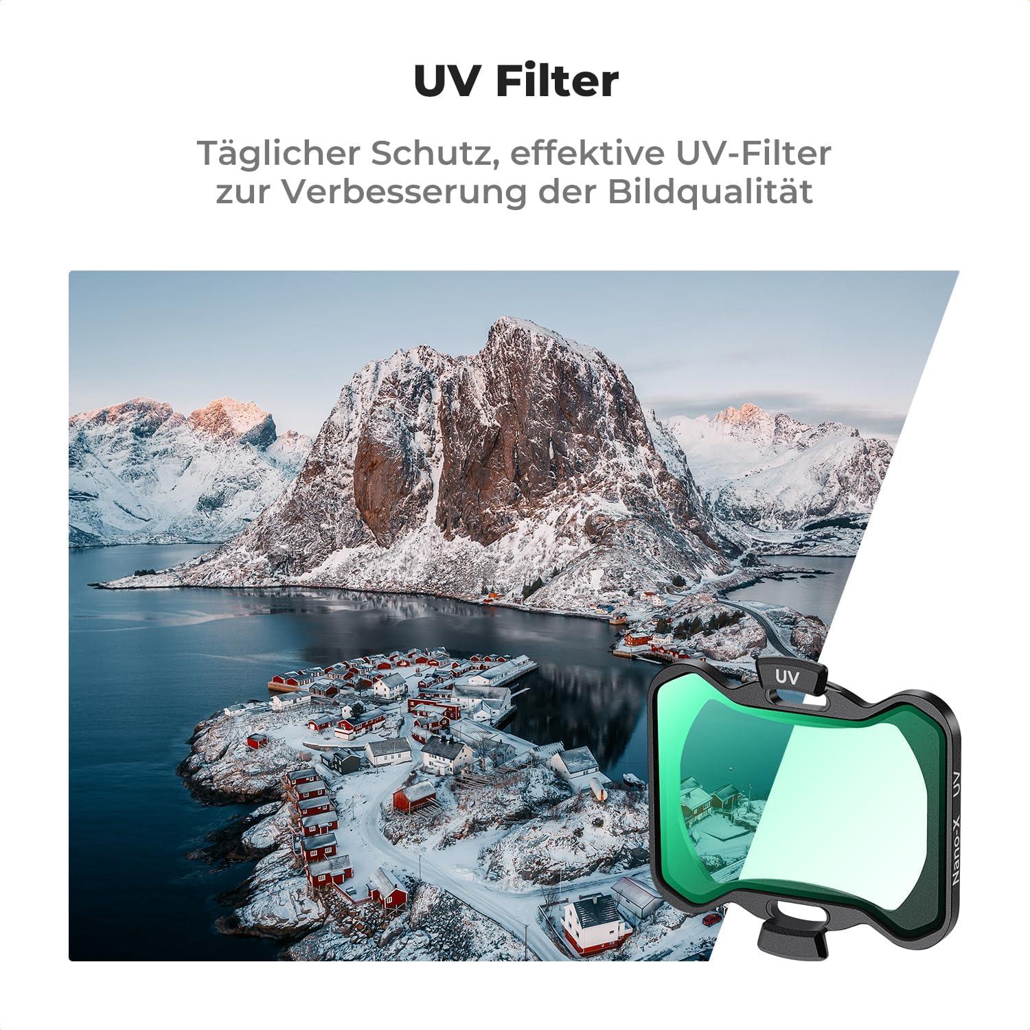UV Filter für DJI Avata 2 - Ultraleichtes Design, 28-Schicht Beschichtung