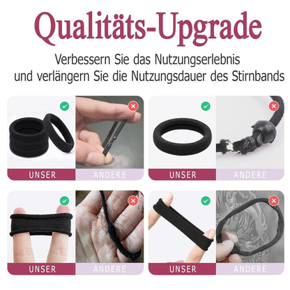 Haargummi Damen 50 Stück Schwarz Zopfgummis Herren Mädchen Kinder