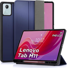 Schutzhülle für Lenovo Tab M11 11 Zoll mit Stifthalter Marineblau
