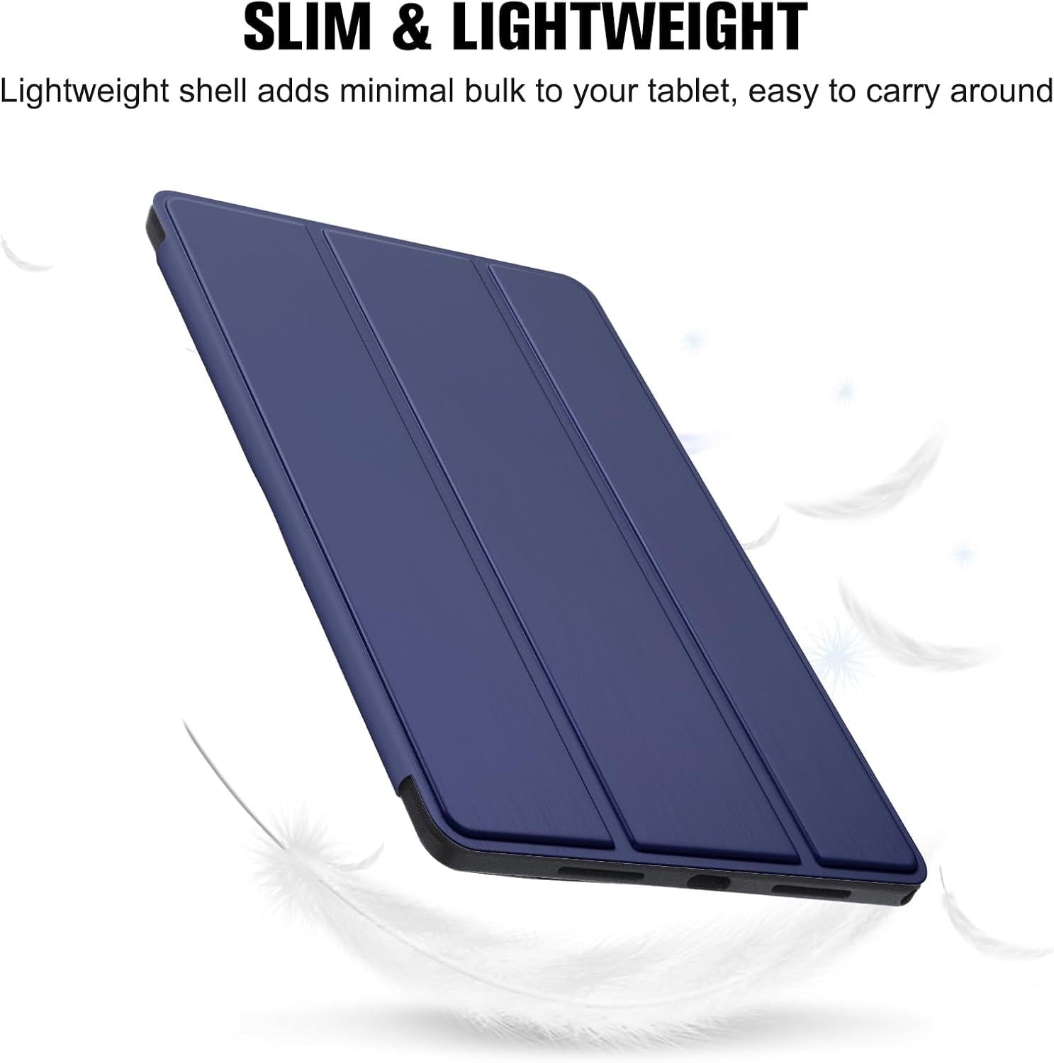 DLveer Hülle für Lenovo Tab M11 11 Zoll mit Stifthalter Marineblau