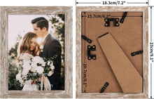 Bilderrahmen Set 15x20 cm Beige Holzmaserung Fotorahmen