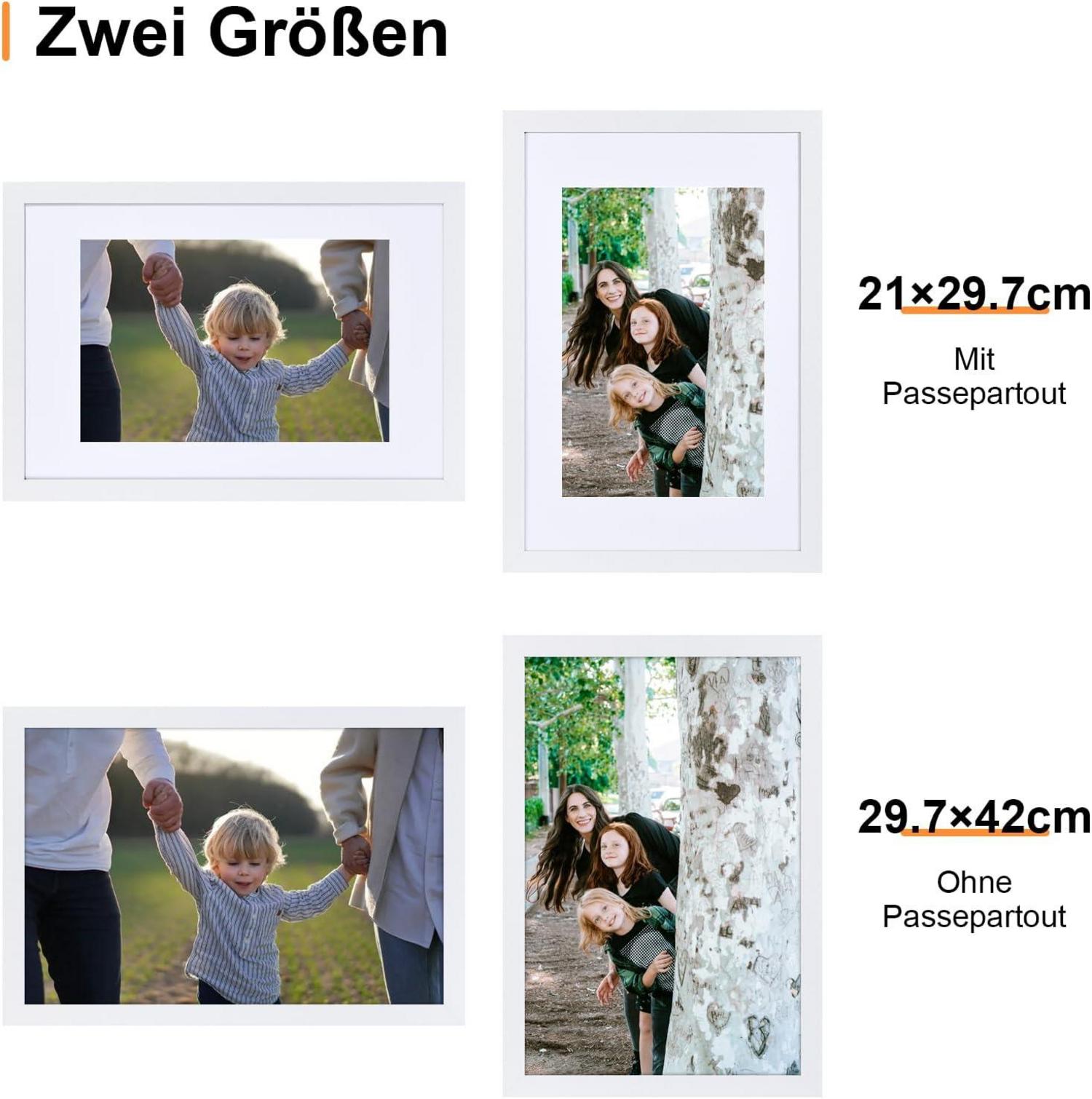 Spotjoy Bilderrahmen DIN A3 29.7x42 cm mit Passepartout
