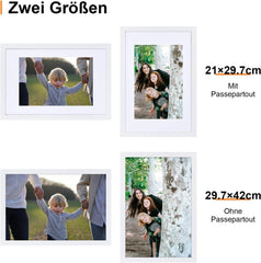 Spotjoy Bilderrahmen DIN A3 29.7x42 cm mit Passepartout