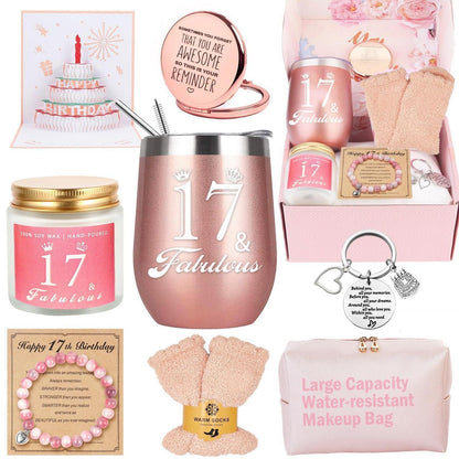 Geschenkset für 17-jährige Mädchen – Geburtstag Geschenk für Schwester & Freundin