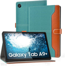 DLveer Samsung Galaxy Tab A9 Plus 11 Zoll Hülle PU Leder TPU Ständer