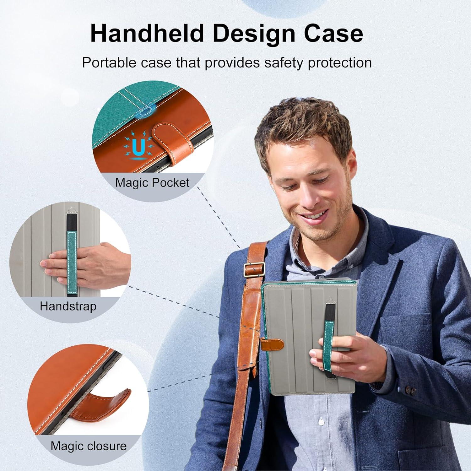 11'' Samsung Galaxy Tab A9 Plus 2023 Hülle PU Leder TPU Ständer