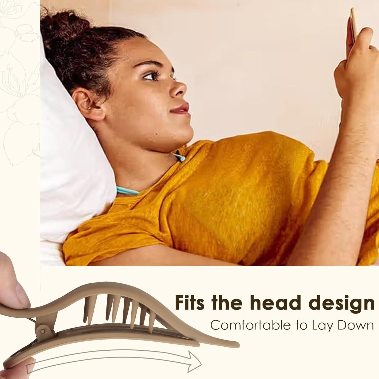 Große Haarklammern Set 3 Stück Rutschfest Französische Haarspangen