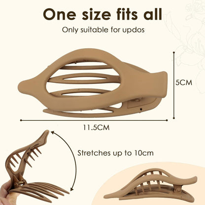 Blooms Haarklammer Set Damen Mädchen Haarspangen groß French Hair Claw Clip