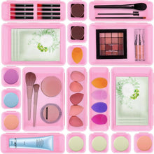 32-teiliges Rosa Schubladen Ordnungssystem Organizer | Makeup Küche