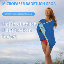 Mikrofaser Handtuch Set Groß für Sport Reise Strand 2 Stück
