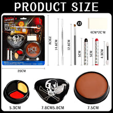Halloween Schminke Piraten Make-up Set für Kinder und